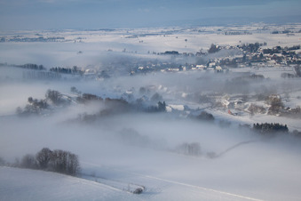 Luftbild von Wintzenbach (Elsass) im Bundesland Bas-Rhin, Frankreich