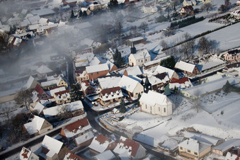 Wintzenbach (Elsass) im Bundesland Bas-Rhin, Frankreich aus der Luft