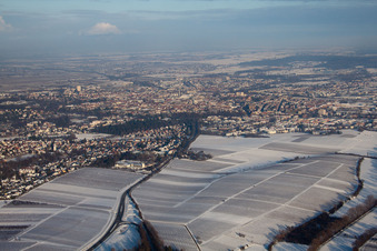 Landau in der Pfalz im Bundesland Rheinland-Pfalz, Deutschland von der Drohne aus gesehen