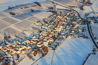 Niederhorbach im Bundesland Rheinland-Pfalz, Deutschland aus der Vogelperspektive