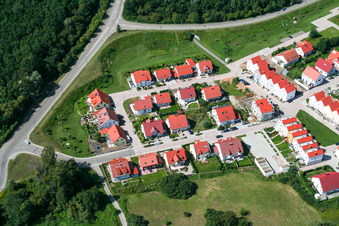 Neubaugebiet Fuchsäcker Im Schnabel in Wörth am Rhein im Bundesland Rheinland-Pfalz, Deutschland