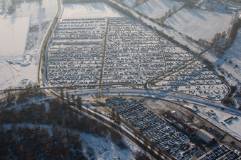 Lauterbourg (Elsass), Zollhafen im Bundesland Bas-Rhin, Frankreich