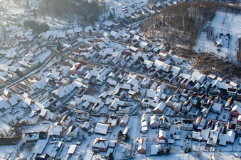 Schrägluftbild von Mothern im Bundesland Bas-Rhin, Frankreich