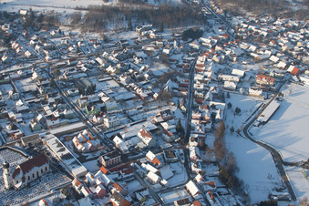 Mothern im Bundesland Bas-Rhin, Frankreich aus der Luft