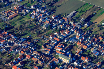 Hohesteggasse in Lingenfeld im Bundesland Rheinland-Pfalz, Deutschland
