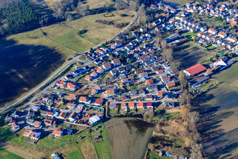 Silzweg in Hanhofen im Bundesland Rheinland-Pfalz, Deutschland