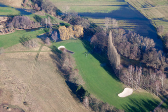 Golf-Club Pfalz Neustadt a.d. Weinstraße e.V im Ortsteil Geinsheim in Neustadt an der Weinstraße im Bundesland Rheinland-Pfalz, Deutschland von oben