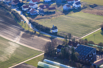 Arme-Seelen-Kapelle am Knittelsheimer Weg in Herxheimweyher im Bundesland Rheinland-Pfalz, Deutschland