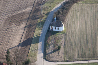 Arme-Seelen-Kapelle an der Knittelsheimerstr in Herxheimweyher im Bundesland Rheinland-Pfalz, Deutschland