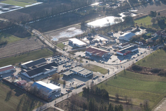 Herxheim bei Landau im Bundesland Rheinland-Pfalz, Deutschland von oben