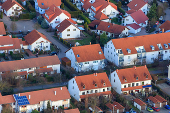 Sebastianring in Herxheim bei Landau im Bundesland Rheinland-Pfalz, Deutschland