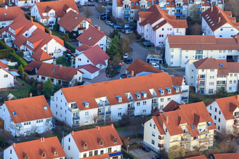 Luftbild von Sebastianring in Herxheim bei Landau im Bundesland Rheinland-Pfalz, Deutschland