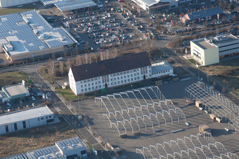 Landau, Messe im Ortsteil Queichheim in Landau in der Pfalz im Bundesland Rheinland-Pfalz, Deutschland