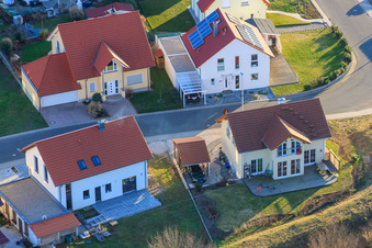 Drohnenaufname von An d. Anhaide im Ortsteil Schaidt in Wörth am Rhein im Bundesland Rheinland-Pfalz, Deutschland