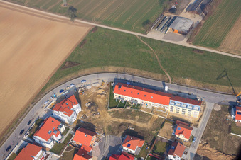 Drohnenaufname von Am Höhenweg in Kandel im Bundesland Rheinland-Pfalz, Deutschland