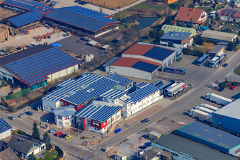 REHA med Gesundheitspark GmbH - Abteilung Orthopädie & Neurologie in Herxheim bei Landau im Bundesland Rheinland-Pfalz, Deutschland von einer Drohne aus