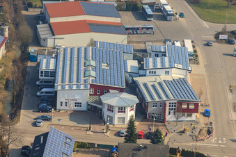 REHA med Gesundheitspark GmbH - Abteilung Orthopädie & Neurologie in Herxheim bei Landau im Bundesland Rheinland-Pfalz, Deutschland von der Drohne aus gesehen