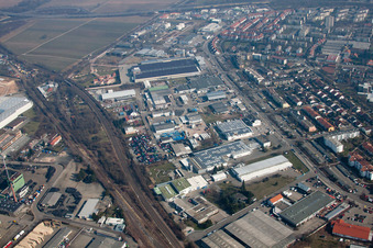 Landau, Industriegebiet Horstring in Landau in der Pfalz im Bundesland Rheinland-Pfalz, Deutschland