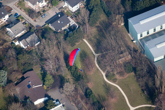 Luftaufnahme von Landau in der Pfalz im Bundesland Rheinland-Pfalz, Deutschland
