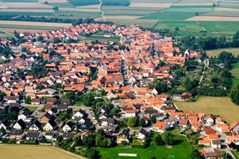 Ort von Osten in Steinweiler im Bundesland Rheinland-Pfalz, Deutschland