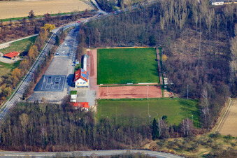 Sportplätze des VFR Rheinsheim in Philippsburg im Bundesland Baden-Württemberg, Deutschland