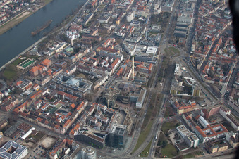 Kurfürstenanlage im Ortsteil Bergheim in Heidelberg im Bundesland Baden-Württemberg, Deutschland