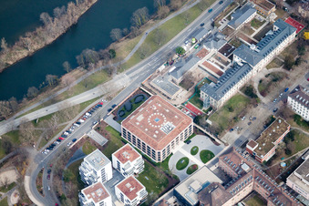 Luftbild von Ethianum im Ortsteil Bergheim in Heidelberg im Bundesland Baden-Württemberg, Deutschland