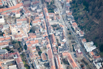 Friedrich Ebert Anlage im Ortsteil Voraltstadt in Heidelberg im Bundesland Baden-Württemberg, Deutschland