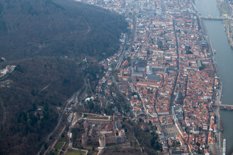 Altstadt im Ortsteil Kernaltstadt in Heidelberg im Bundesland Baden-Württemberg, Deutschland