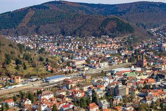 Bahnhof Eberbach im Bundesland Baden-Württemberg, Deutschland