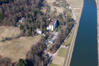 Ortsteil Rockenau in Eberbach im Bundesland Baden-Württemberg, Deutschland
