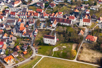 Kirchengebäude der Kapelle Tempelhaus Neckarelz im Ortsteil Neckarelz in Mosbach im Bundesland Baden-Württemberg, Deutschland