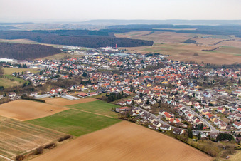 Kirchardt von Nordwesten im Bundesland Baden-Württemberg, Deutschland