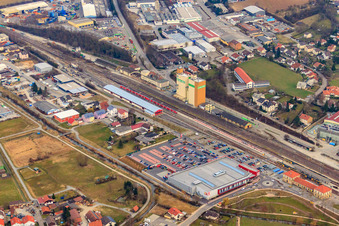 Kaufland Eppingen am Bahnhof im Bundesland Baden-Württemberg, Deutschland