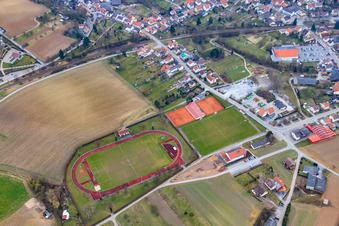 Eugen-Götter-Stadion und Tennisclub TV Sulzfeld e.V im Bundesland Baden-Württemberg, Deutschland