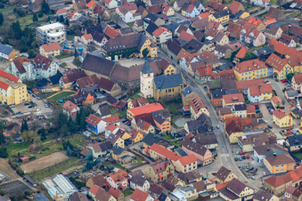 Evang. Kirche in Sulzfeld im Bundesland Baden-Württemberg, Deutschland