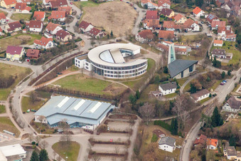 Schulgebäude der Leopold-Feigenbutz-Realschule in Oberderdingen im Ortsteil Unterderdingen im Bundesland Baden-Württemberg, Deutschland