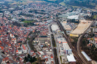 Stadtmitte in Bretten im Bundesland Baden-Württemberg, Deutschland