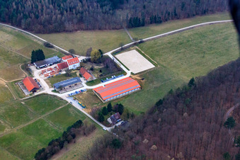 Gestüt und Landgut Erdbeerhof in Gondelsheim im Bundesland Baden-Württemberg, Deutschland