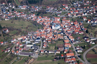 Gossersweiler von Süden in Gossersweiler-Stein im Bundesland Rheinland-Pfalz, Deutschland