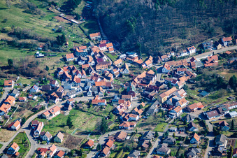 Luftbild von Stein von Südwesten in Gossersweiler-Stein im Bundesland Rheinland-Pfalz, Deutschland
