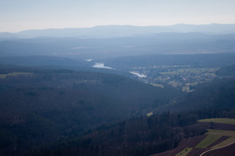 Bousseviller im Bundesland Moselle, Frankreich aus der Luft