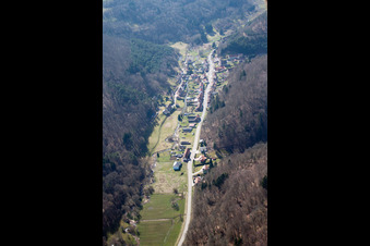 Luftaufnahme von Hanviller im Bundesland Moselle, Frankreich