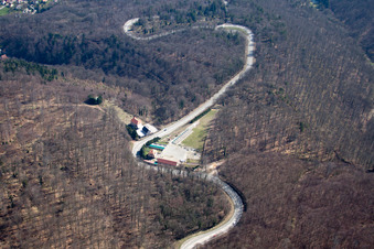Luftbild von Danne-et-Quatre-Vents im Bundesland Bas-Rhin, Frankreich