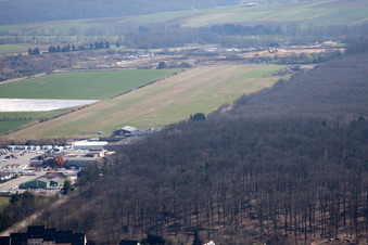 Steinbourg, Flugplatz im Bundesland Bas-Rhin, Frankreich
