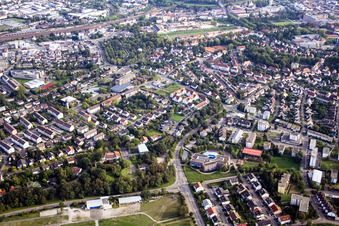 Rödenweg in Rastatt im Bundesland Baden-Württemberg, Deutschland