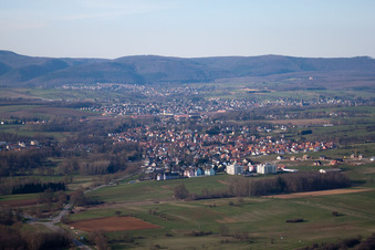 Luftbild von Griesbach im Bundesland Bas-Rhin, Frankreich