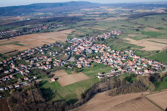 Luftaufnahme von Morsbronn-les-Bains im Bundesland Bas-Rhin, Frankreich