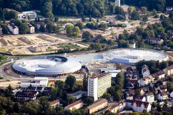 Gebäude des Einkaufszentrum Shopping Cité im Ortsteil Oos in Baden-Baden im Bundesland Baden-Württemberg, Deutschland