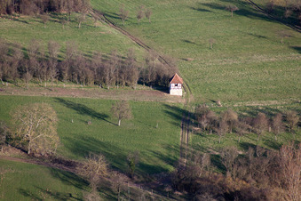 Retschwiller im Bundesland Bas-Rhin, Frankreich von oben
